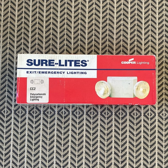 NEW W/TAGS=COOPER Lighting SURE-LITES Incandescent Industrial EXIT Sign - Picture 1 of 14